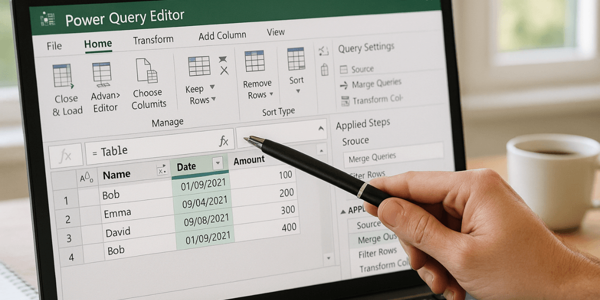 analyze data with powerquery