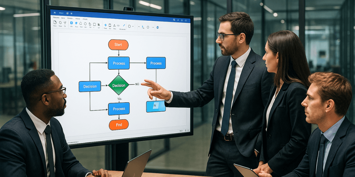 create diagrams with microsoft visio