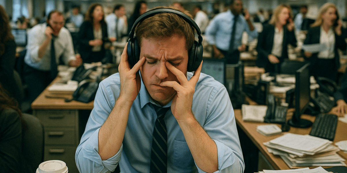 work environment that overwhelms your senses