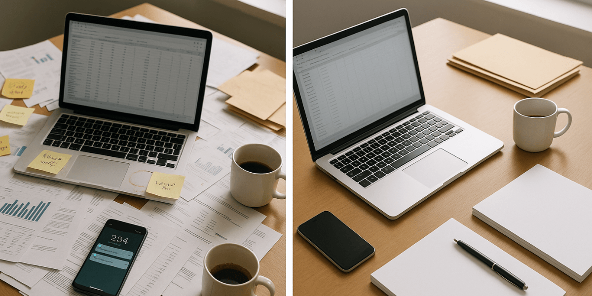 clean and organized workspace