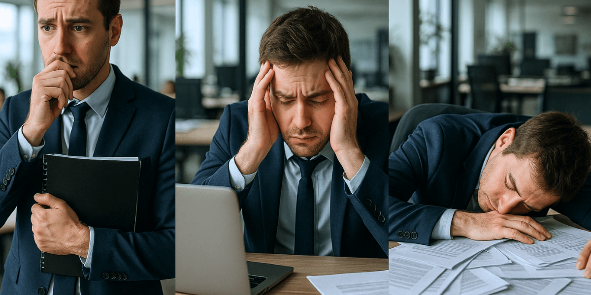 three faces of professional stress