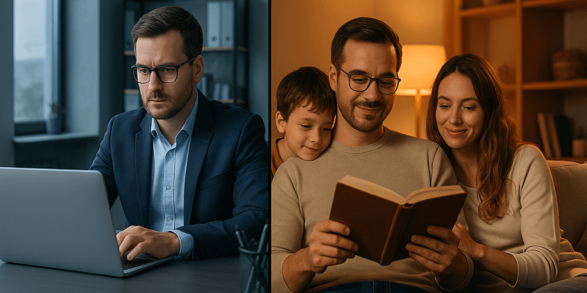 balanced work and family life