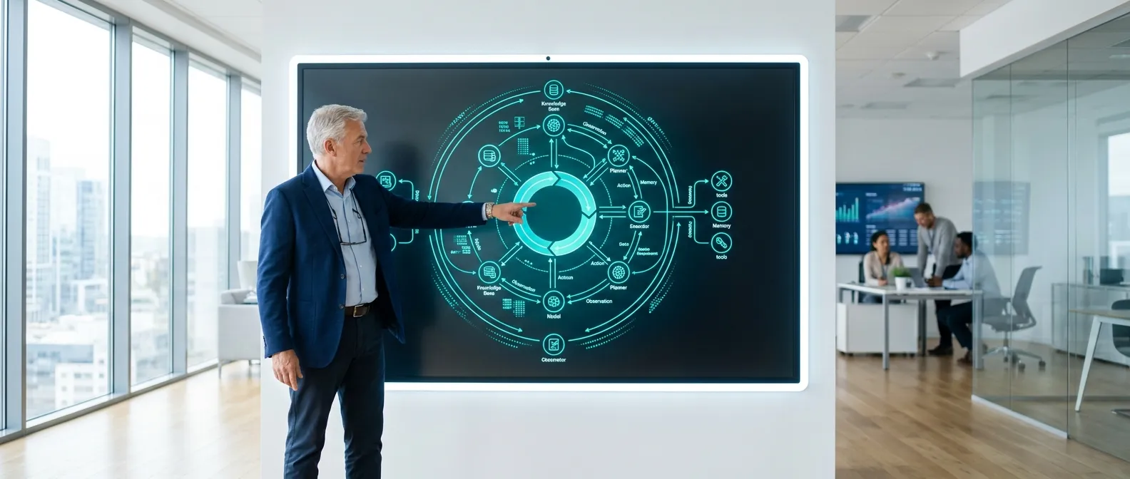 ai agent technical architecture perception reasoning action loop