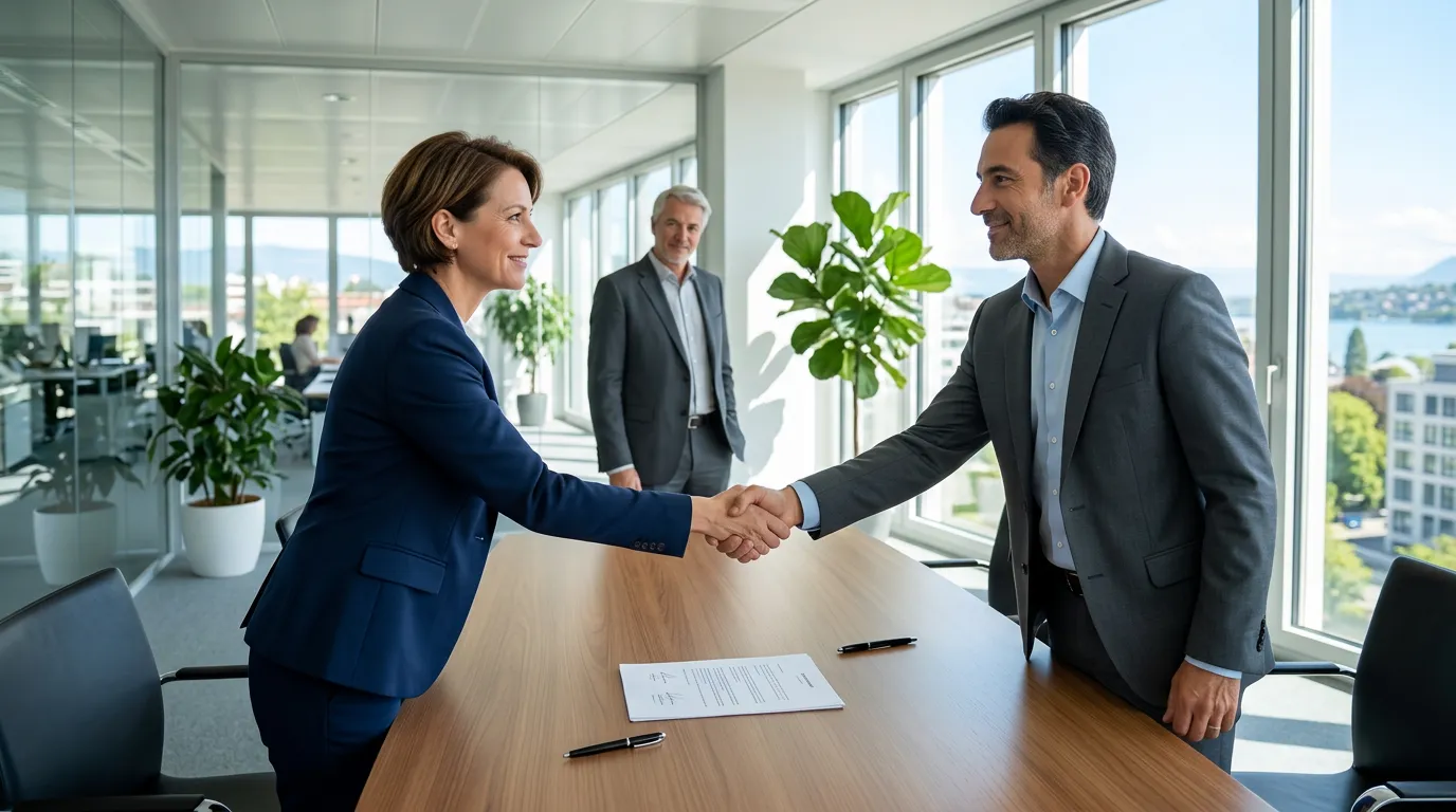accord opérationnel entre collaborateurs après un conflit