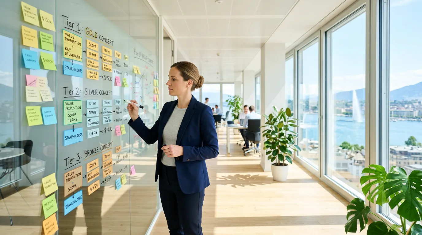 negotiation preparation with objectives chart