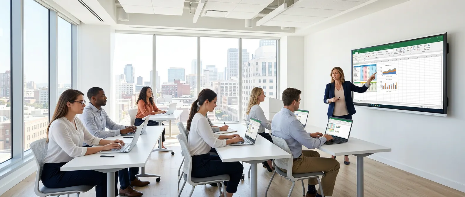 salle de formation excel expert pour preparer la certification mos
