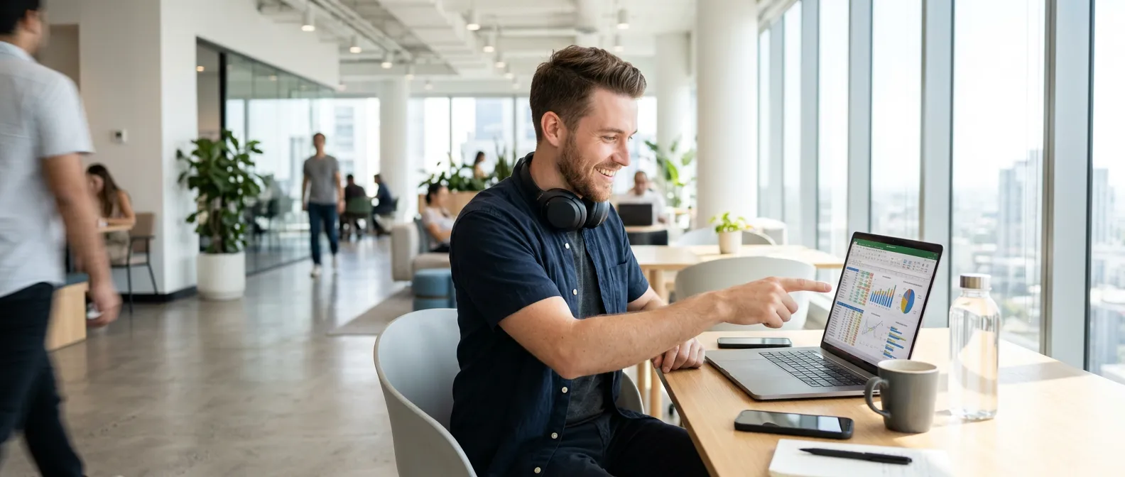 professionnel transformant des donnees textuelles dans excel