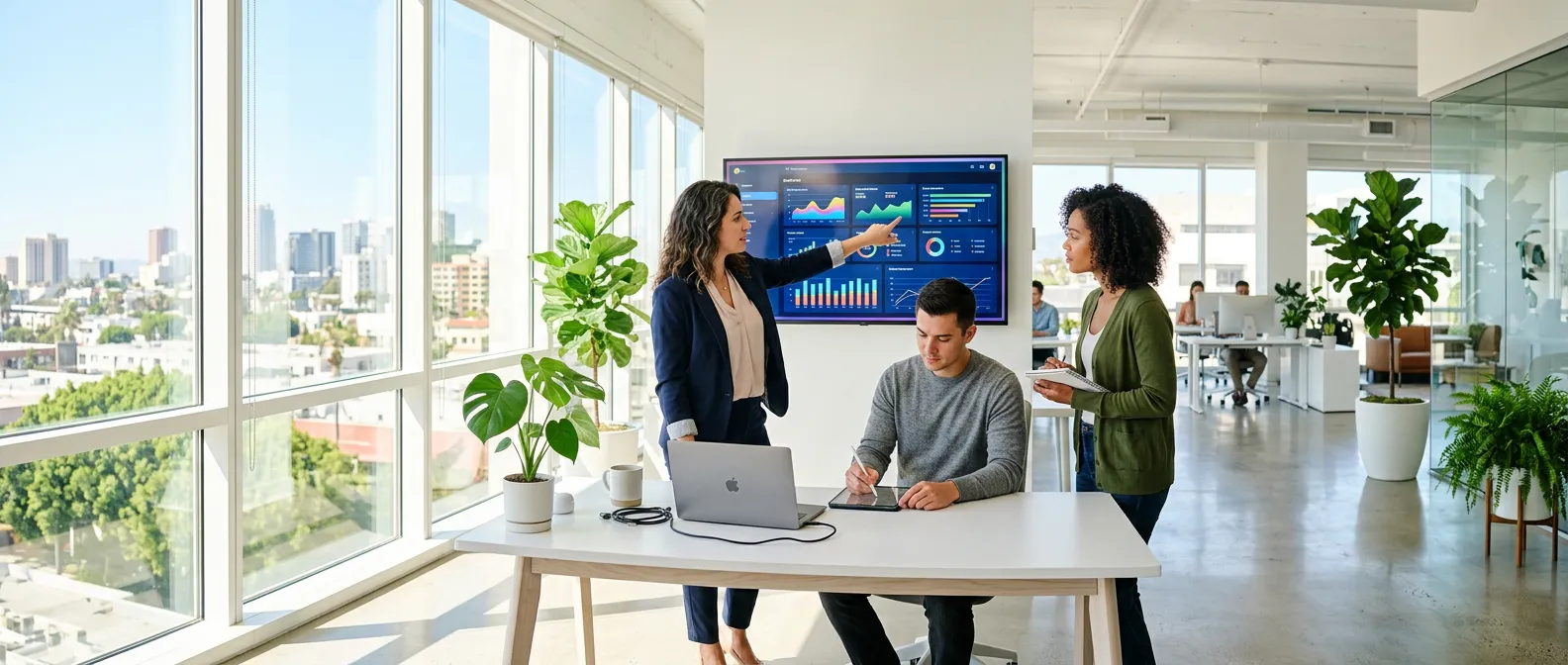 équipe métier travaillant sur ses cas d'usage ia