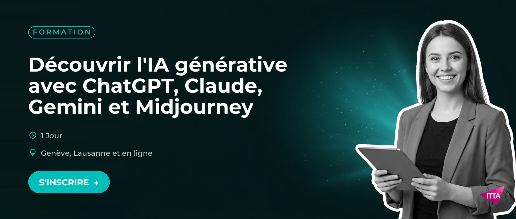 Formation Découvrir l'IA générative avec ChatGPT, Claude, Gemini et Midjourney