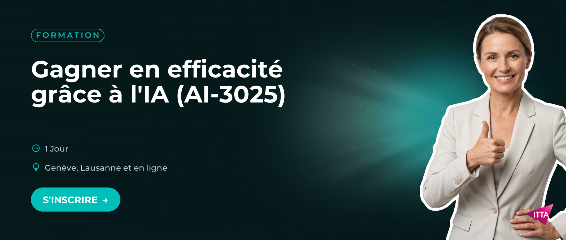Formation Gagner en efficacité grâce à l'IA AI-3025