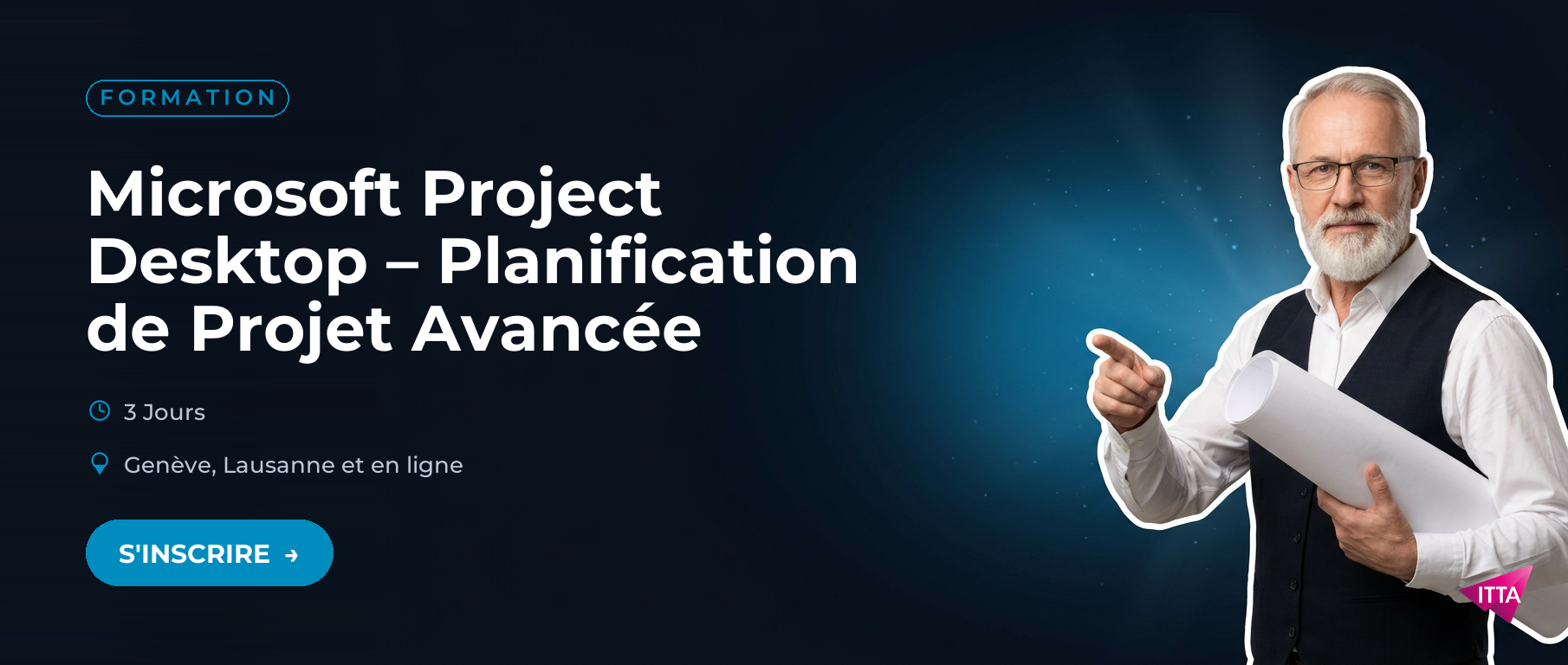 Formation Microsoft Project Desktop, planification de projet avancee